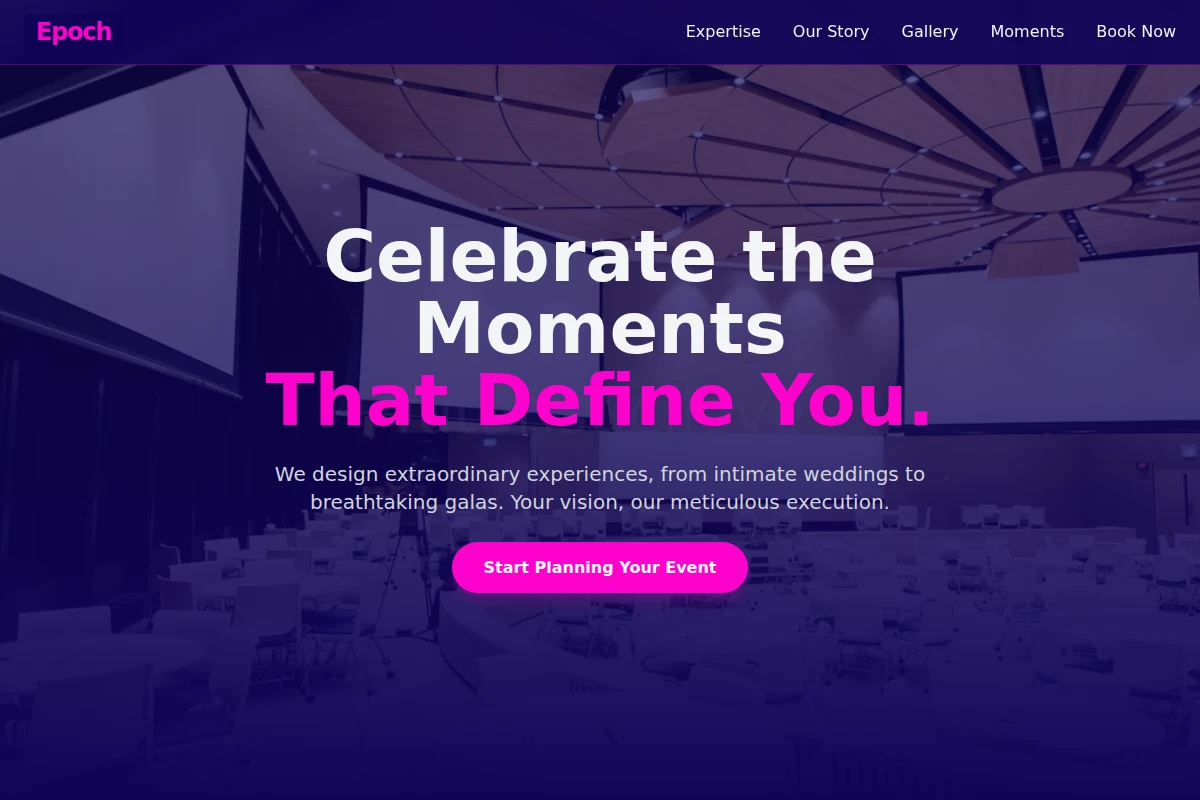 Epoch Event Planning