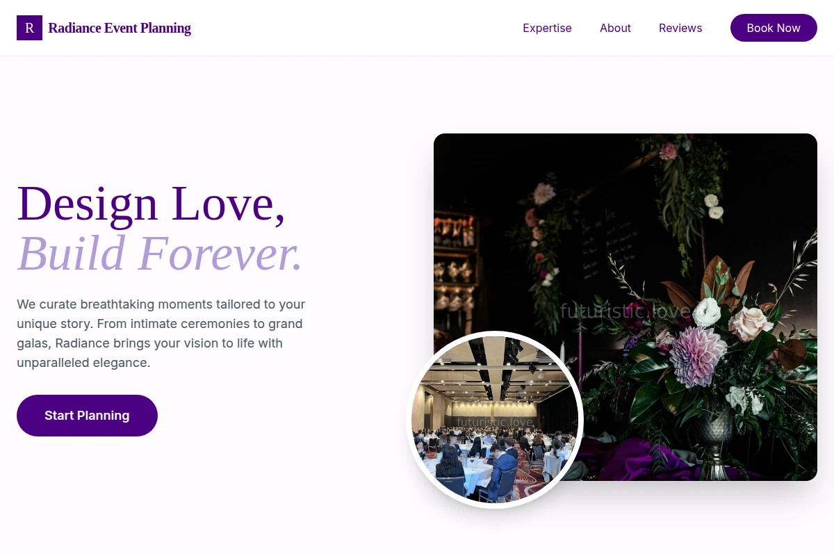 Radiance Event Planning