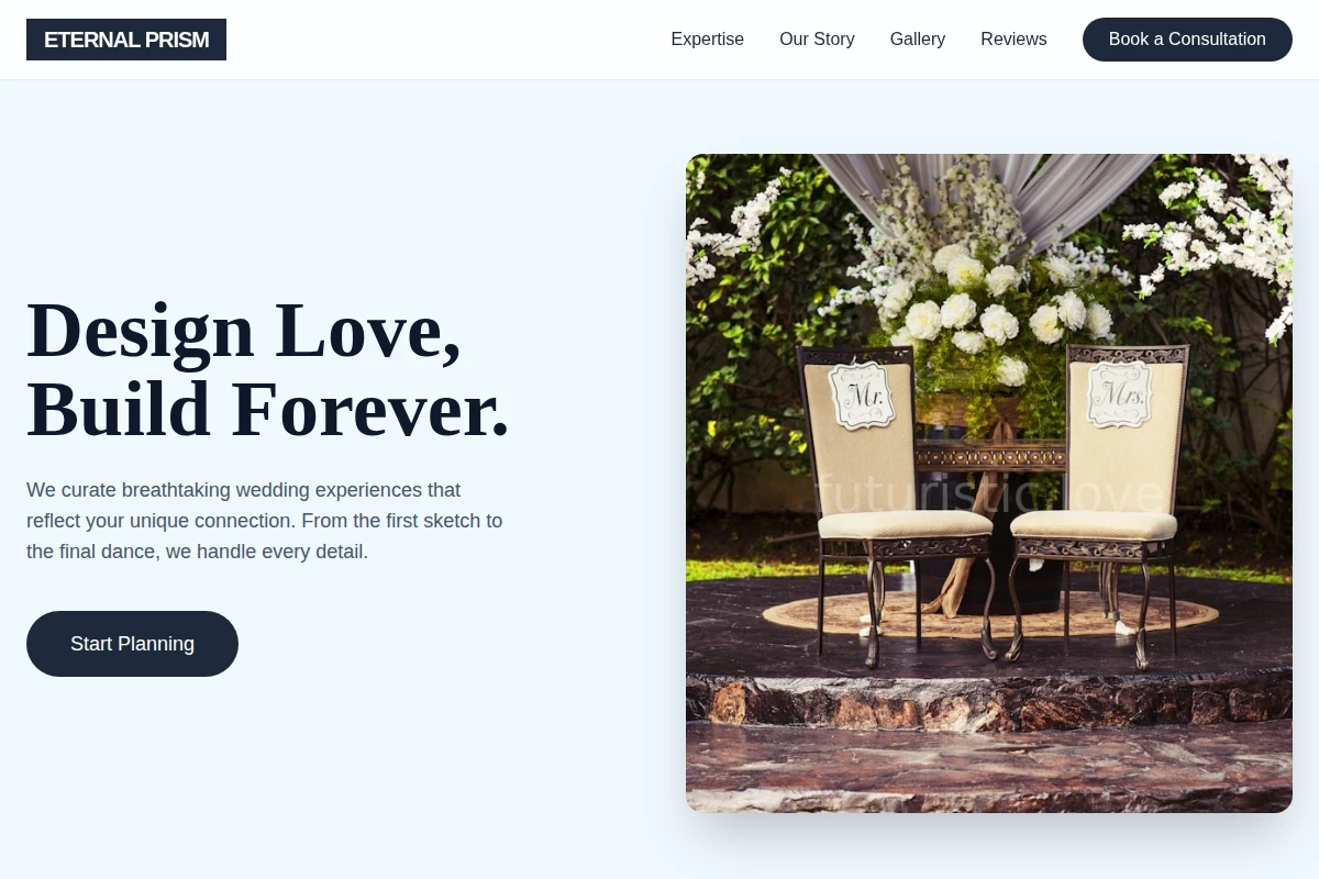 Radiant Wedding Planner